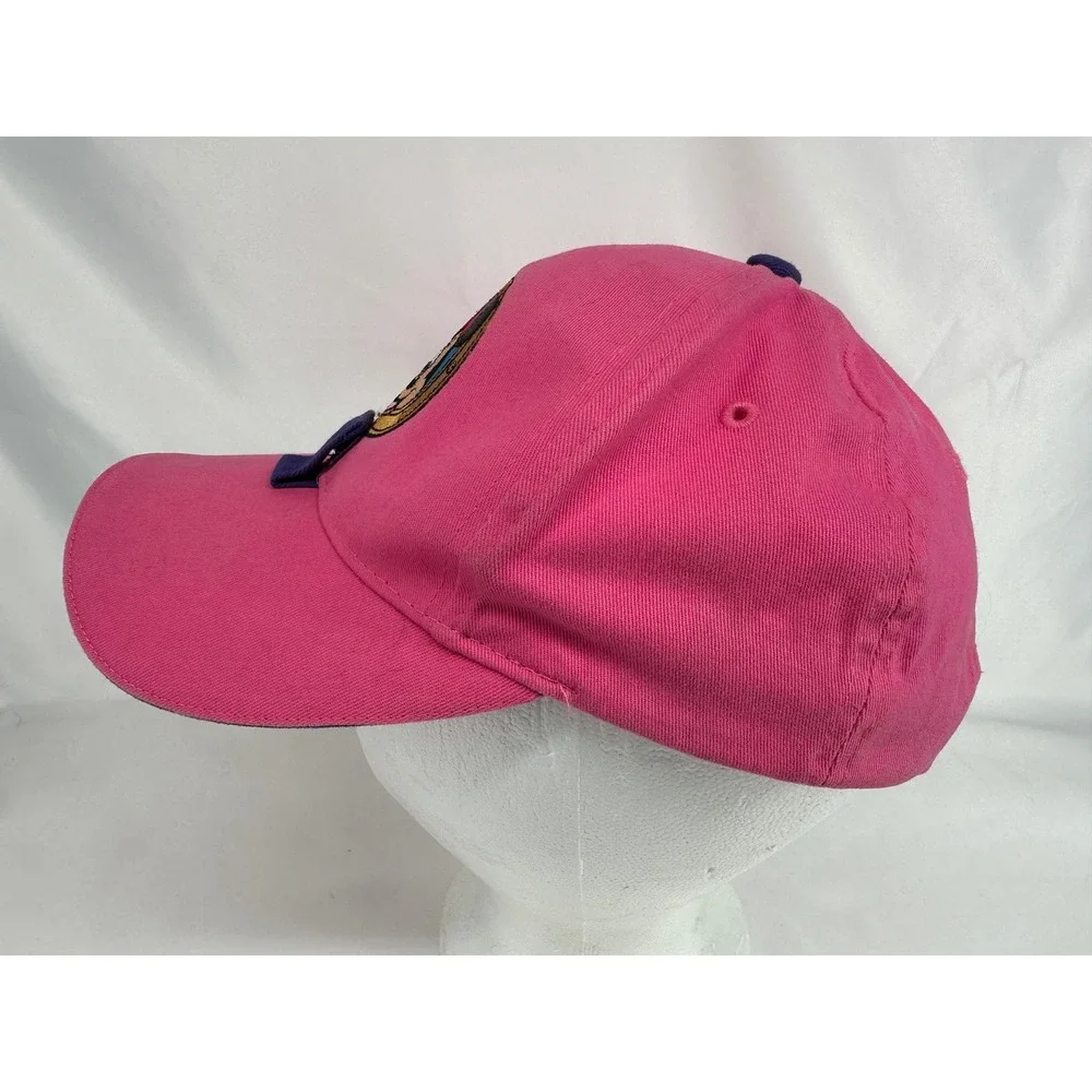 Disney Cruise Line Baseball Cap Women OS Pink Minnie Mouse Embroidered Nautical